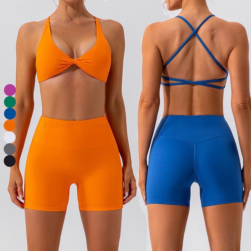 Vorne gedrehter Nylon-Sport-BH